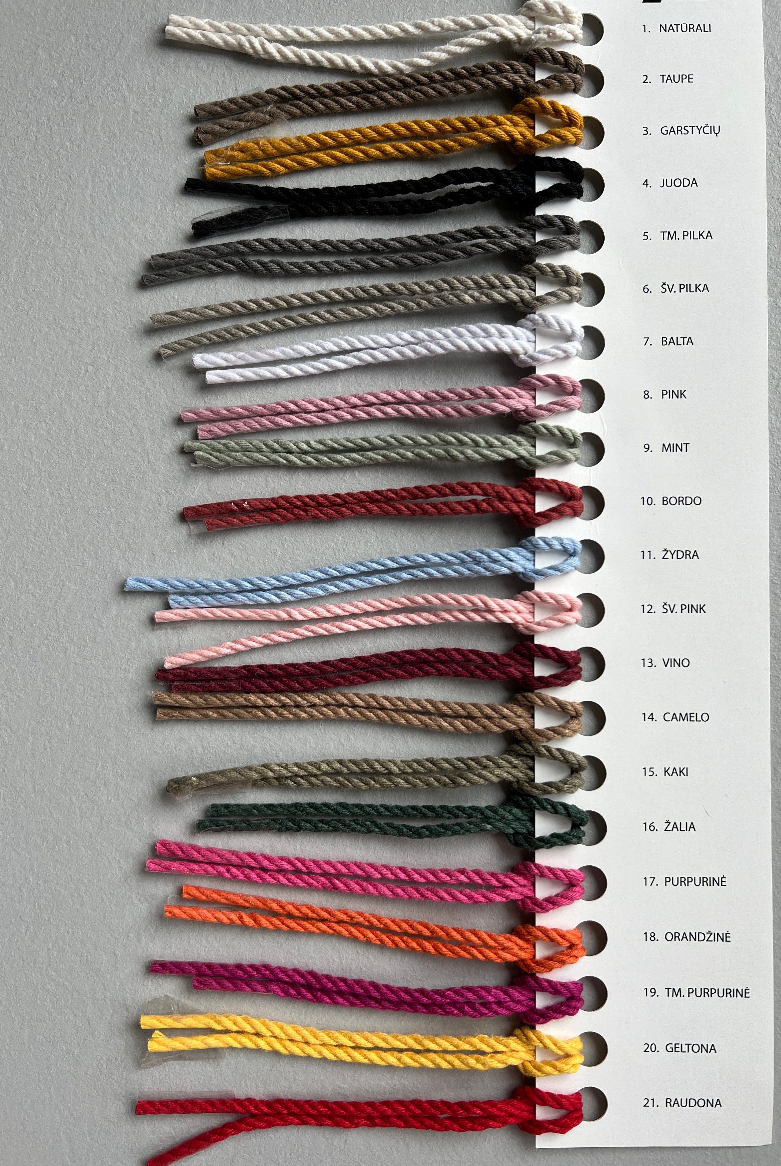 Macrame cord