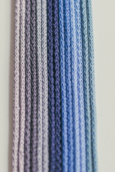 3mm macrame cord Blue colors
