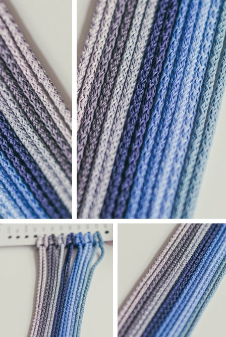 3mm macrame cord Blue MonoMey Studio