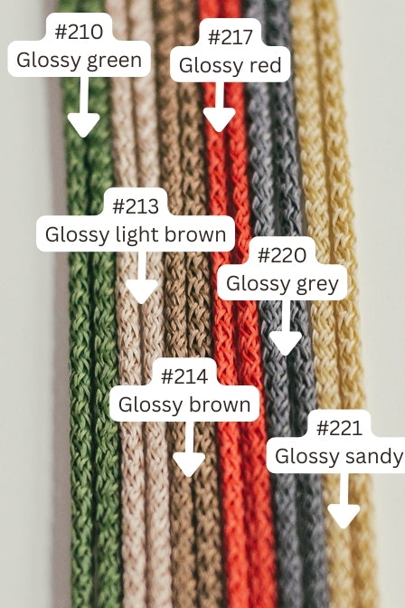 polyester macrame cord