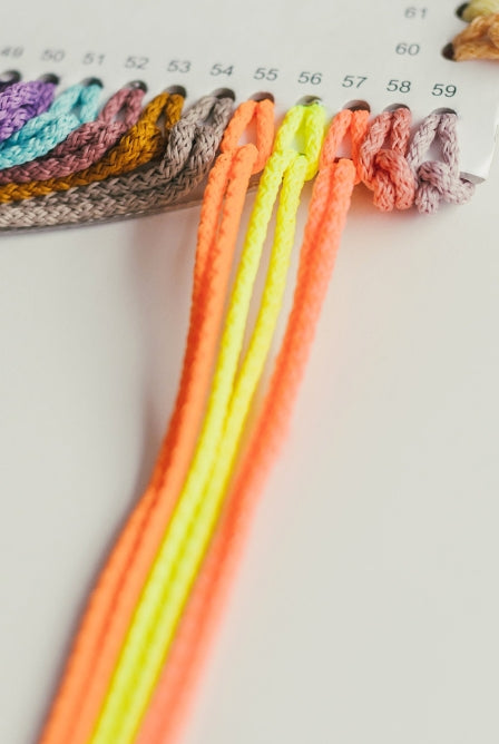 3mm macrame cord Neon colors