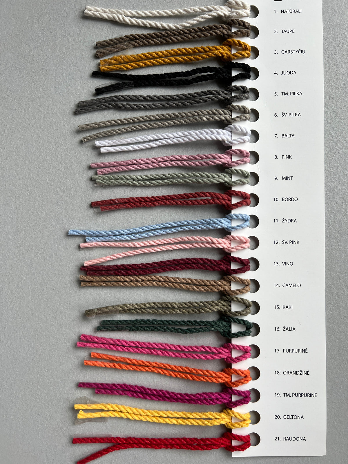 3mm macrame cord