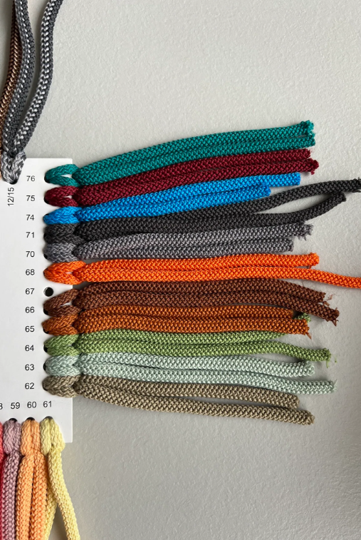 6mm macrame cord Earth colors