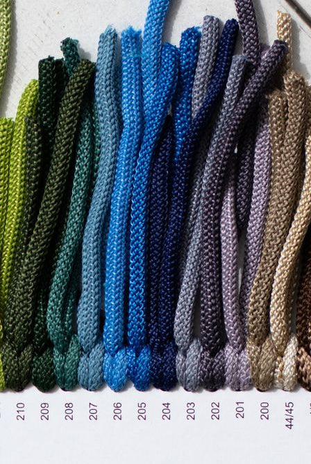 6mm macrame cord Blue colors