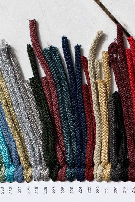 6mm macrame cord dark grey colors