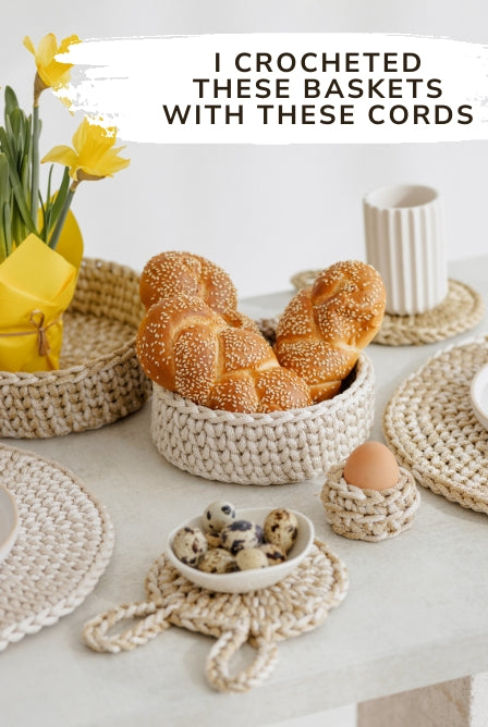 Crochet with macrame cord