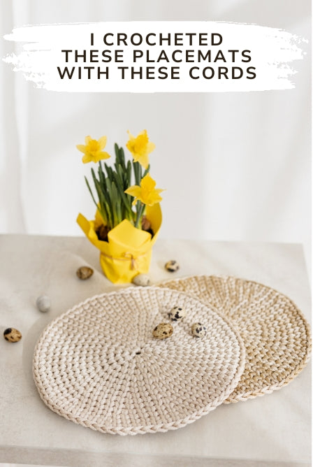 Crochet with macrame cord