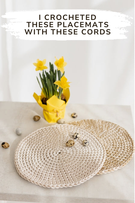 Crochet with macrame cord