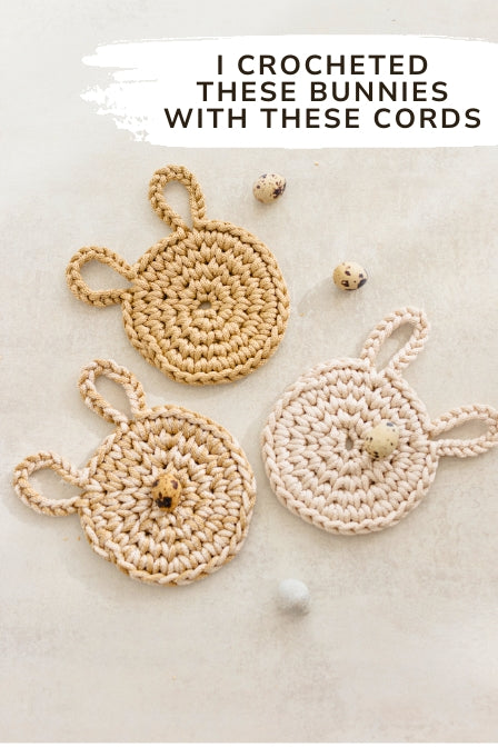 Crochet with macrame cord