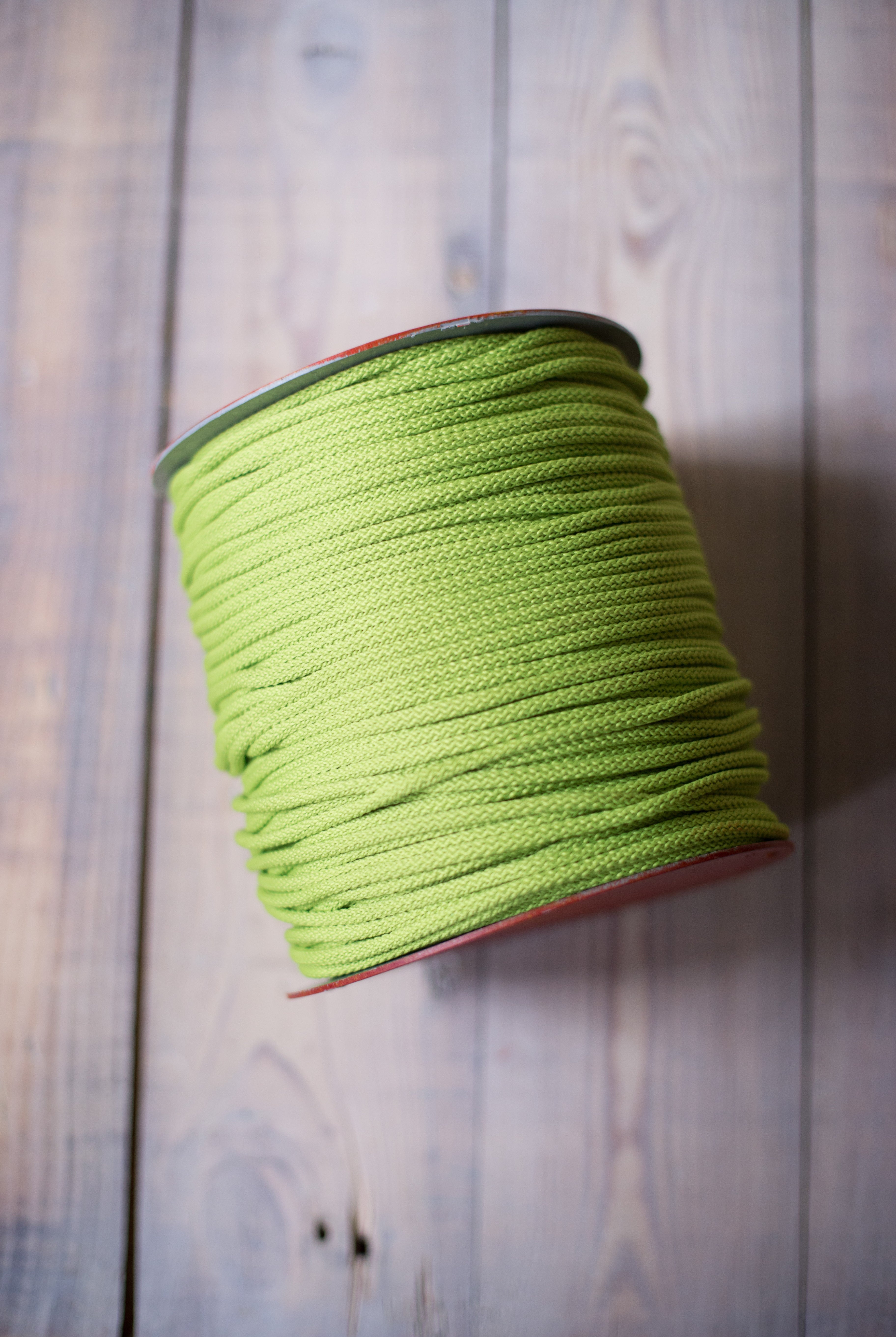 Light green macrame cord 6mm