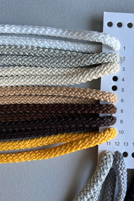 8mm macrame cord brown colors