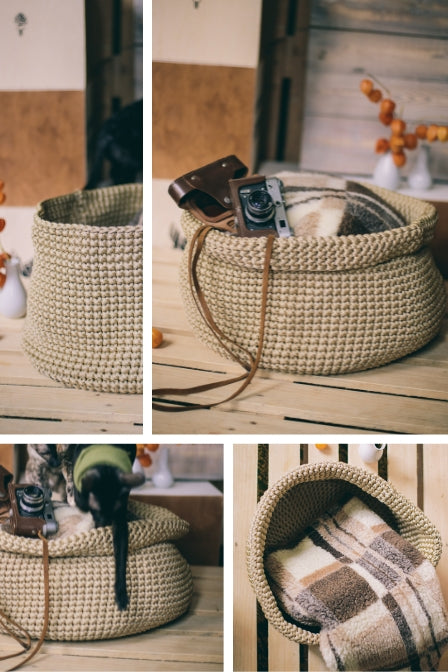 Big crochet basket pattern