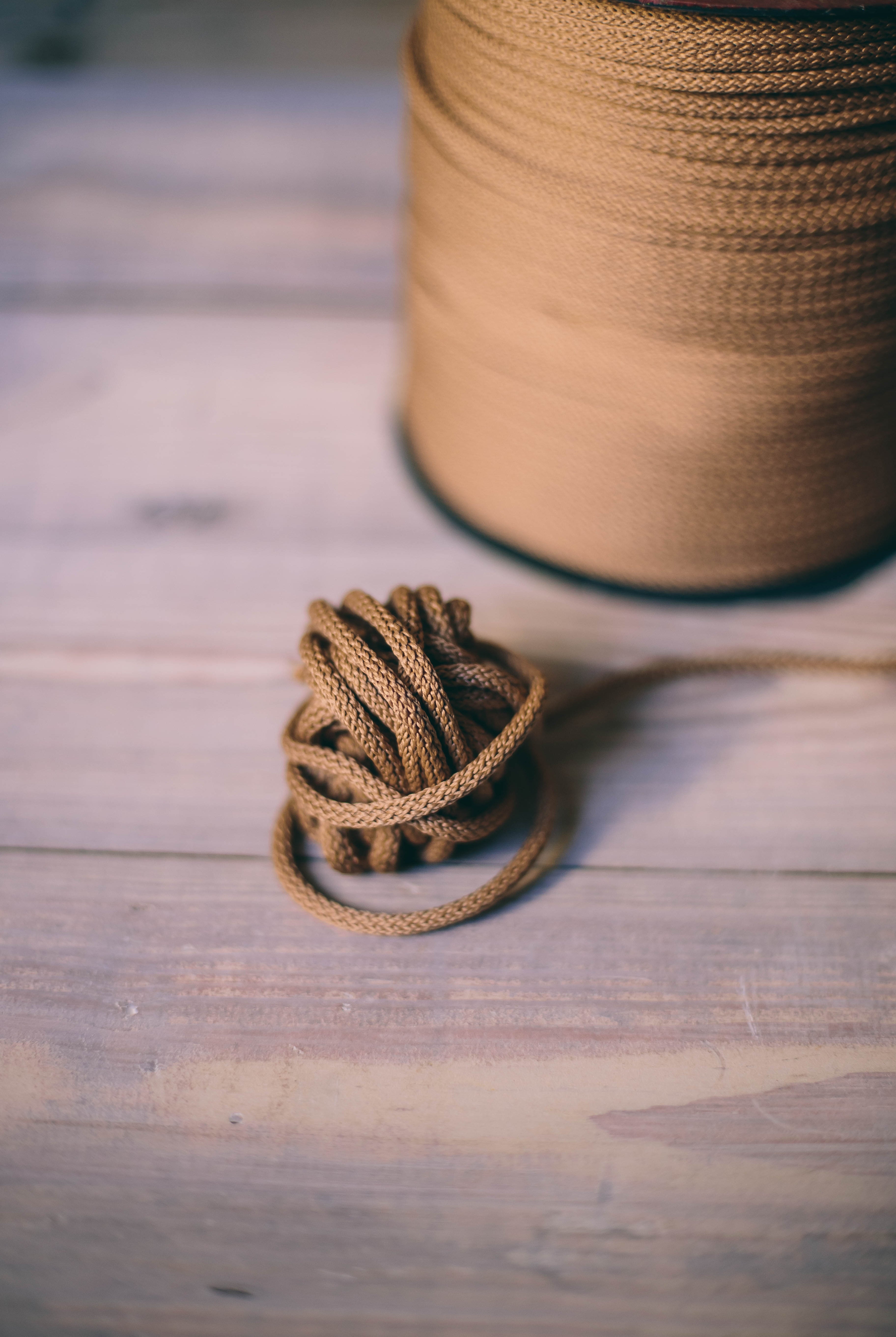 Brown macrame cord 6mm