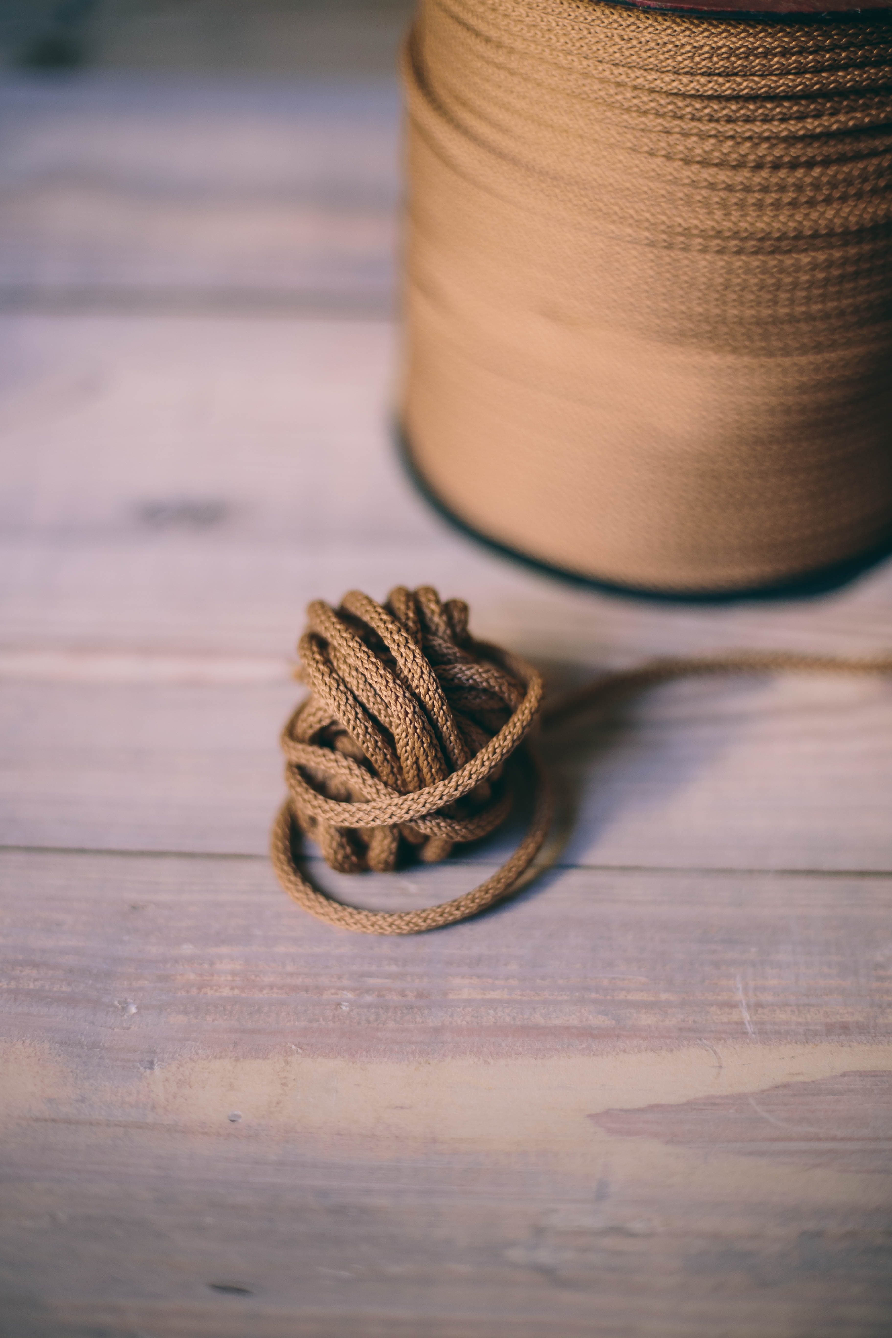 Brown macrame cord 6mm