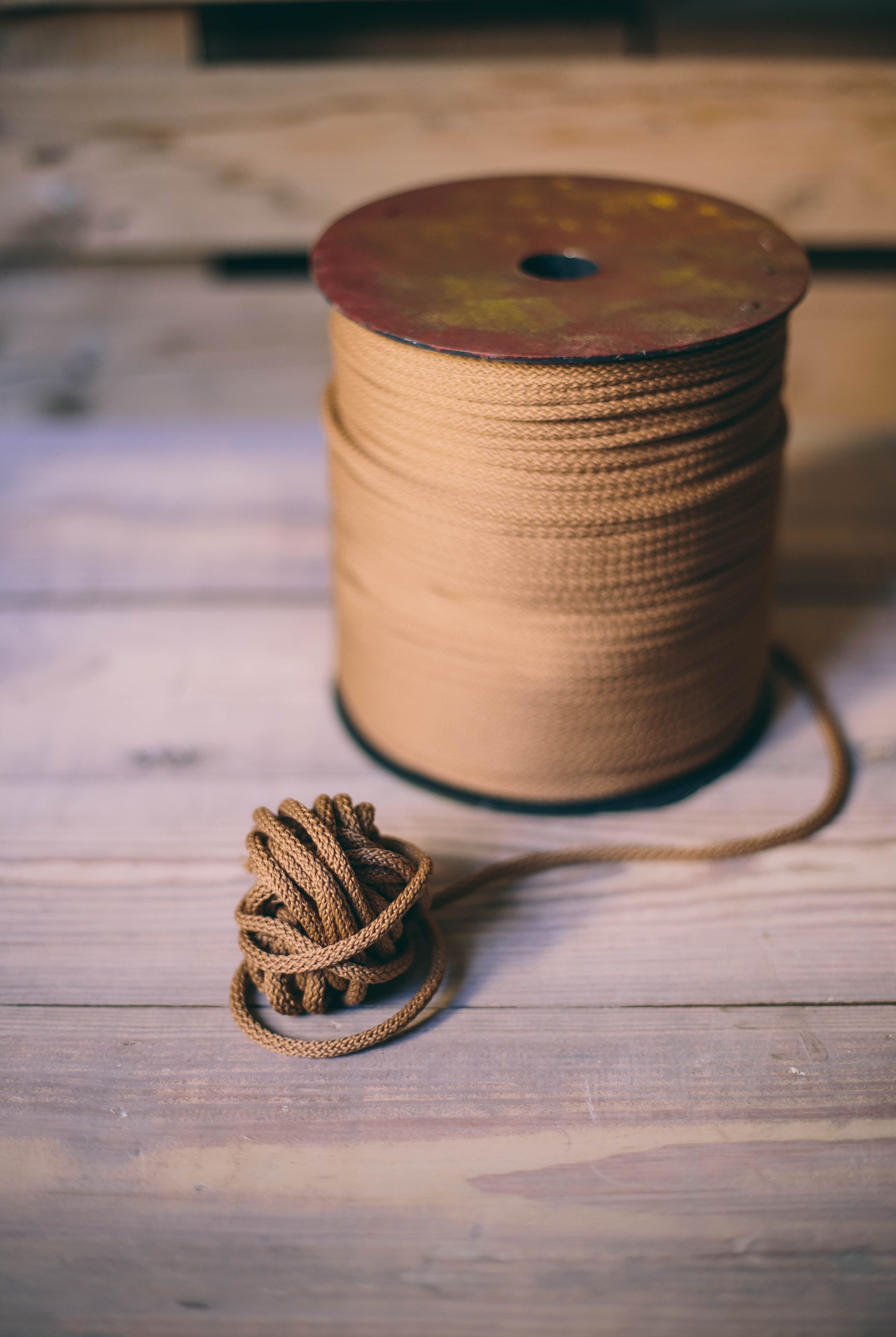 Brown macrame cord 6mm