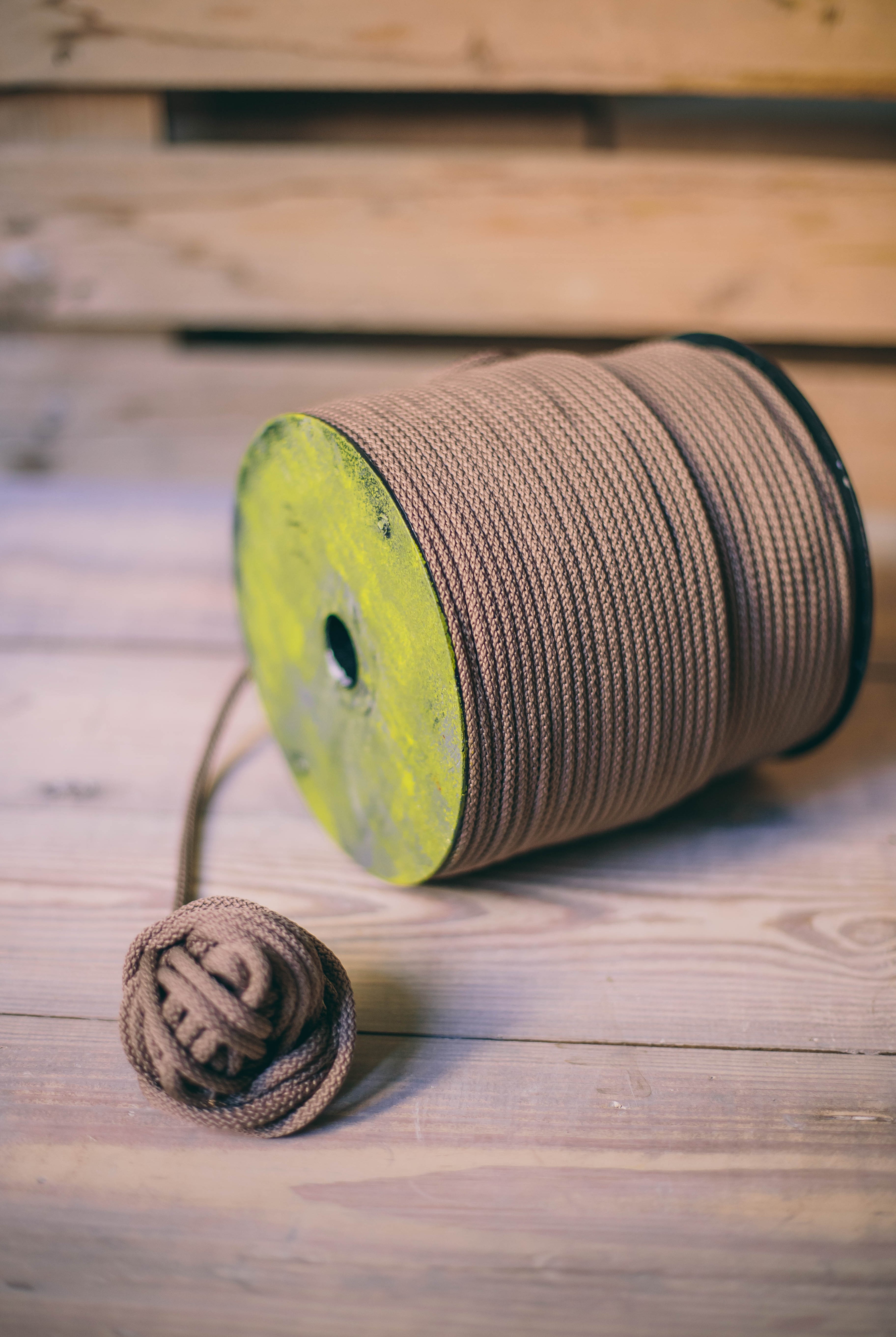 Coconut brown macrame cord
