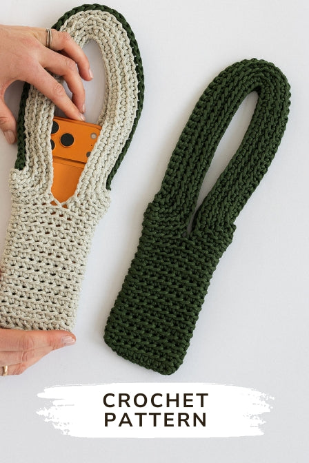 iPhone pocket crochet pattern + video tutorial