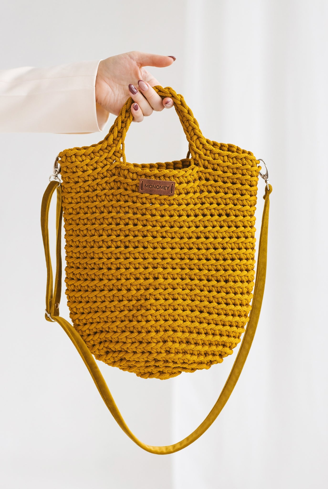 Mustard tote bag