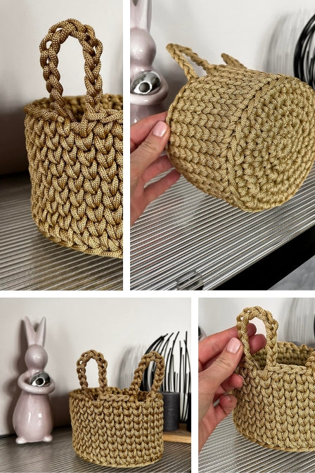 Easy crochet basket pattern