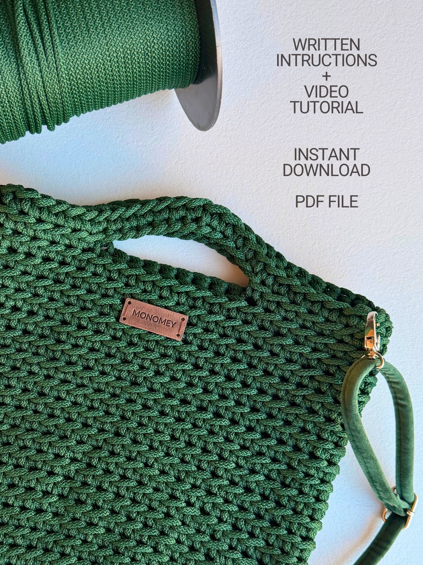 Crochet Starter Kit (written pattern and video tutorial included)