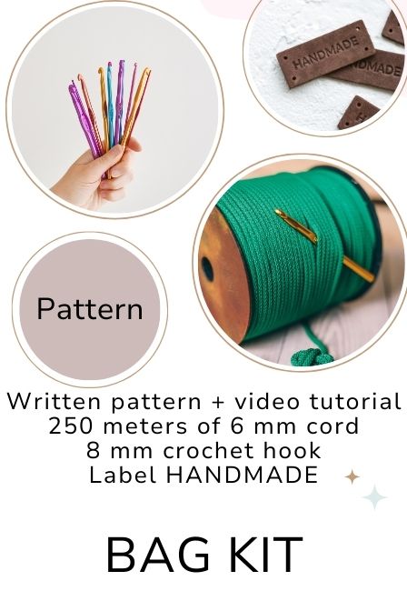 Crochet bag kit for beginners