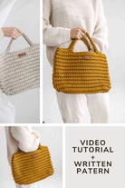 Crochet laptop bag pattern