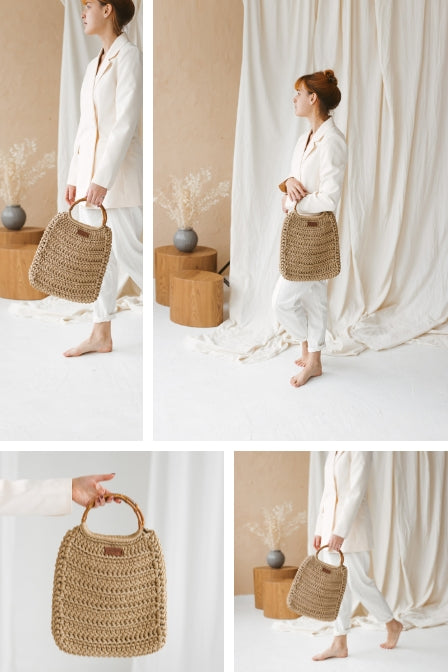 Crochet bag pattern monomey studio