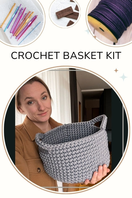 Crochet basket kit