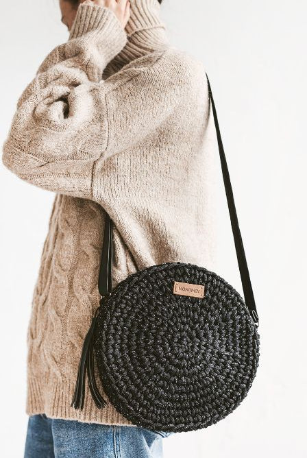 Crochet crossbody bag video tutorial