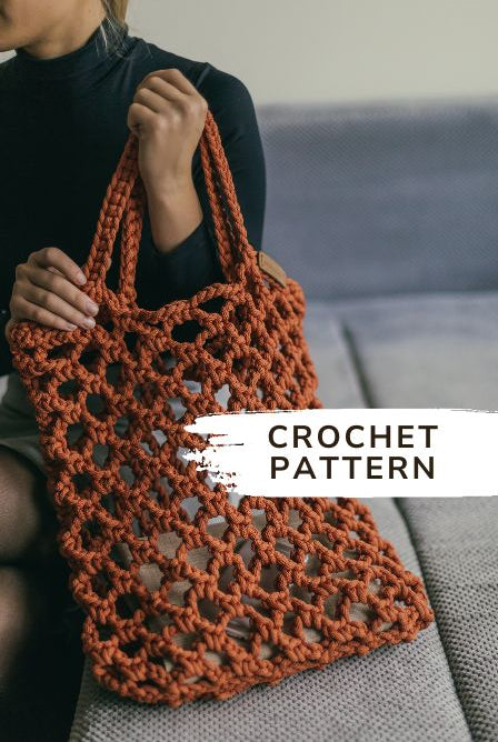 Crochet market bag pattern shopping friend