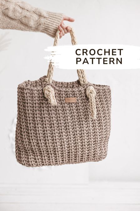 crochet tote bag video tutorial