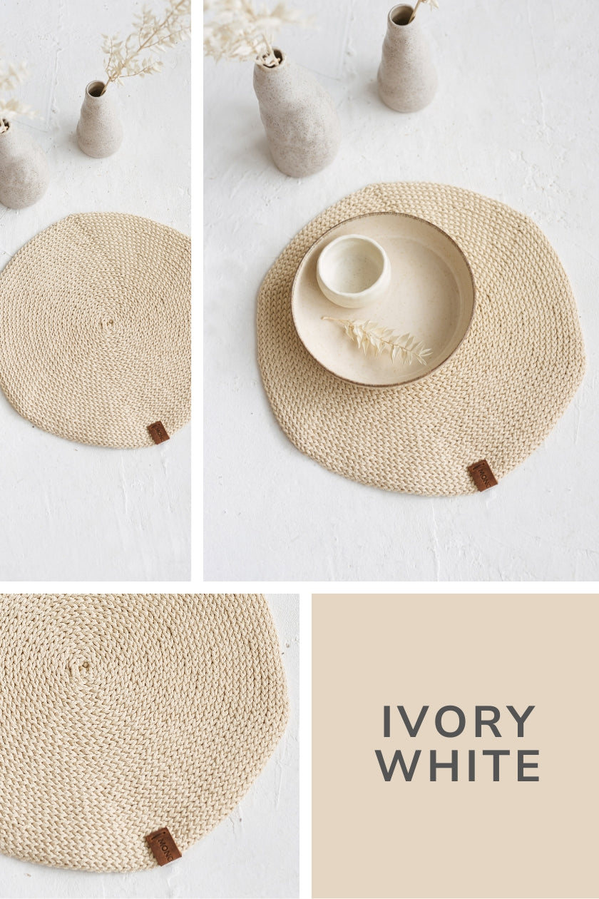 DIY crochet kit placemats