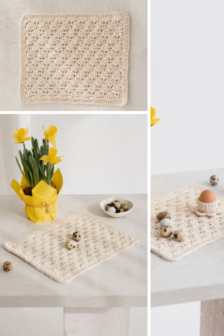 DIY kit Crochet placemats for beginners