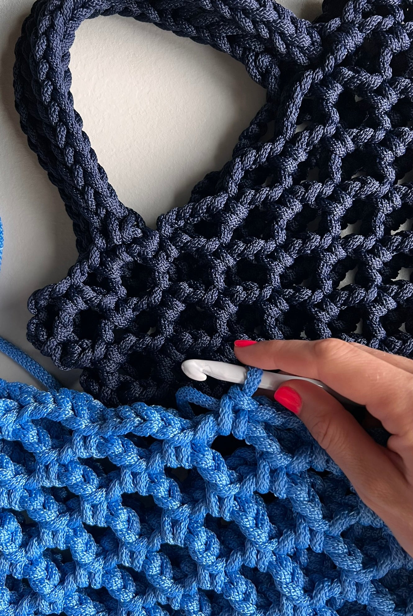 Easy crochet beach bag pattern