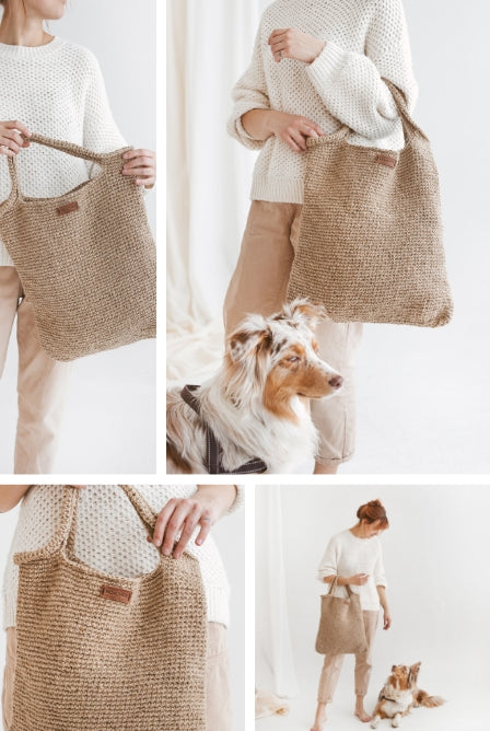Large crochet tote bag pattern