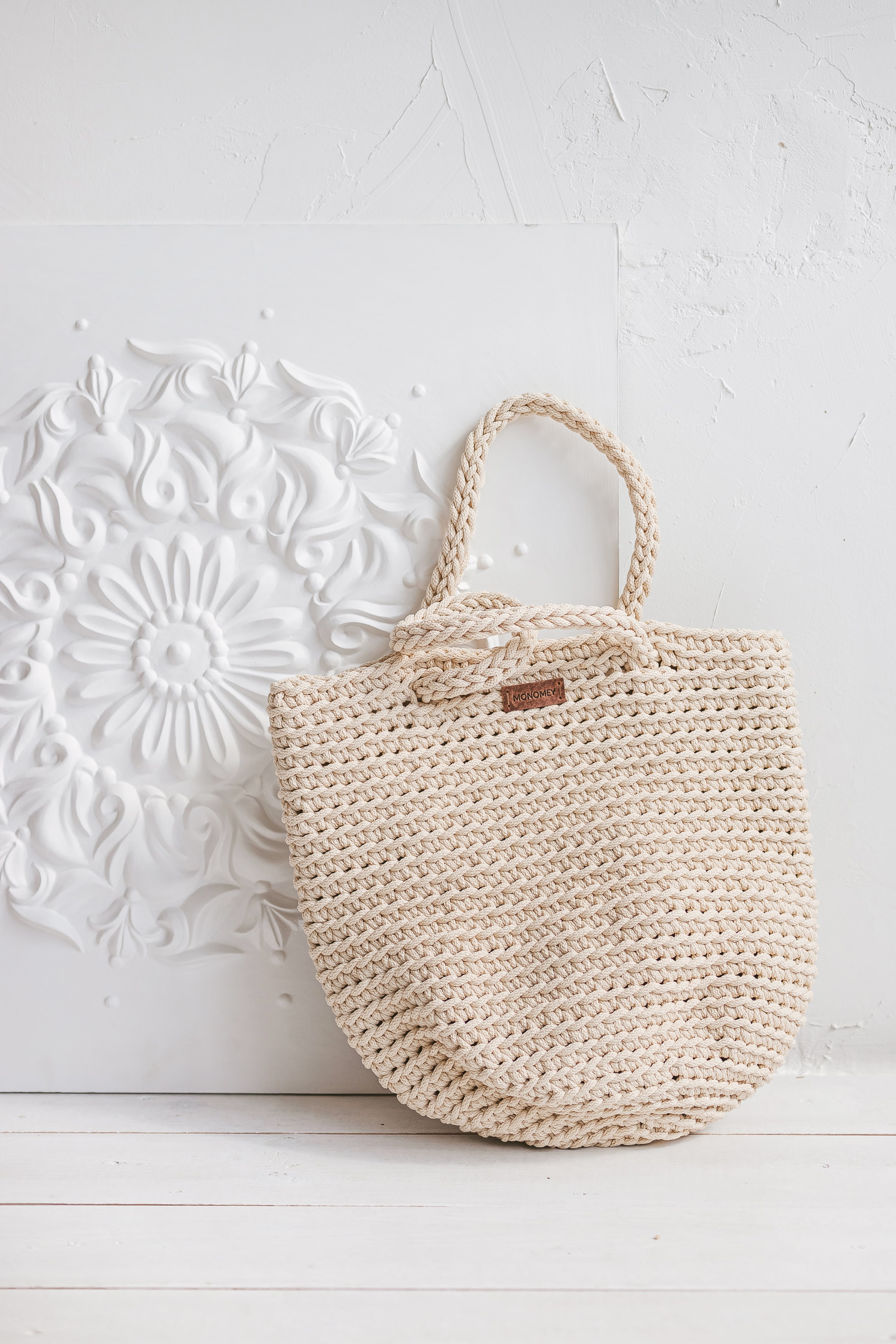 Beginner crochet tote bag kit everyday use