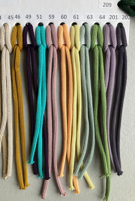 Macrame cords for crocheting