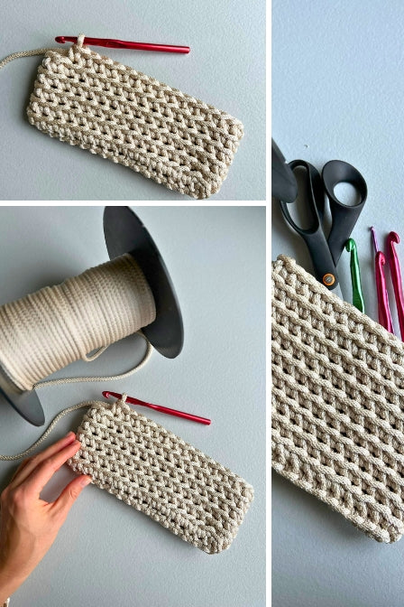 Mini crochet clutch pattern