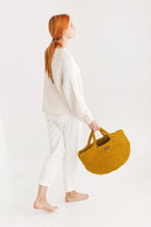 Modern crochet bag