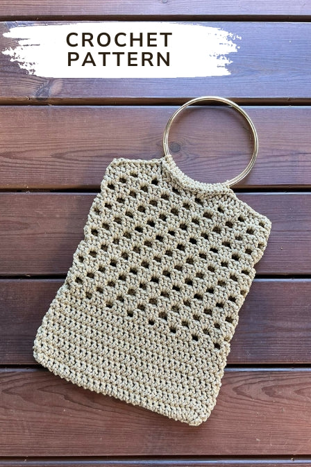 Modern crochet bag pattern Fancy bag