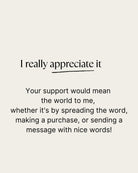 Crochet creations support