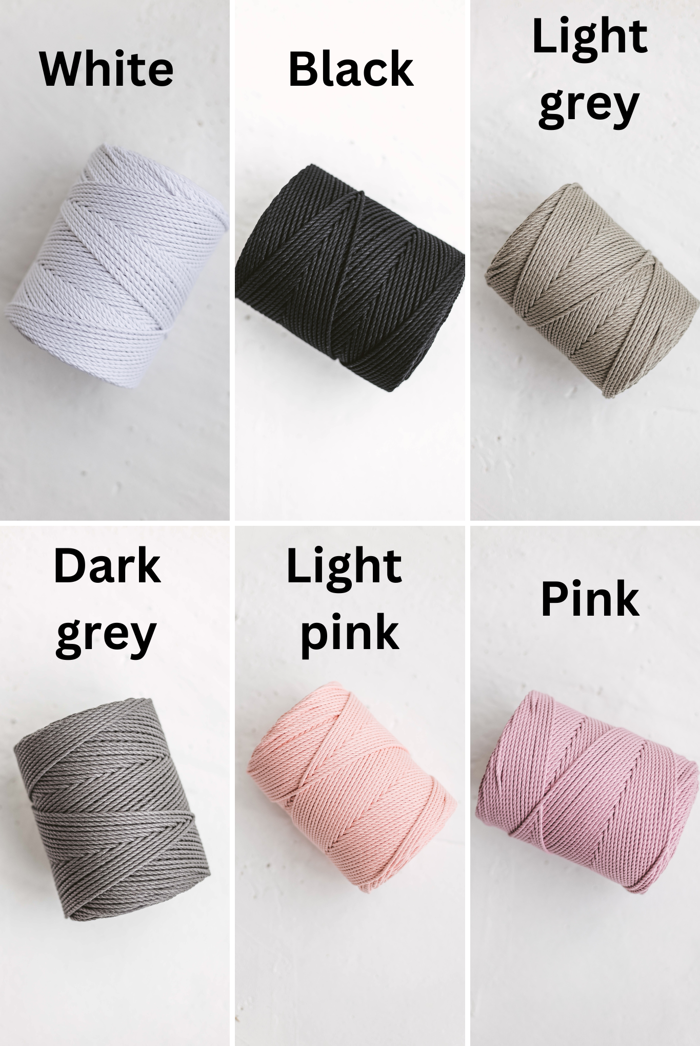 Cotton 4mm macrame cord