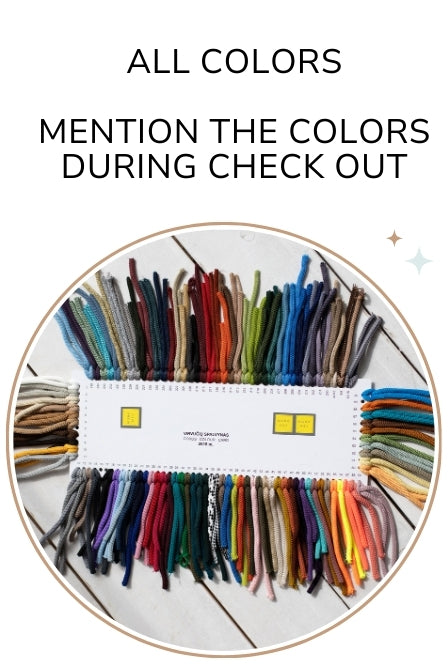 All colors 6mm macrame cord