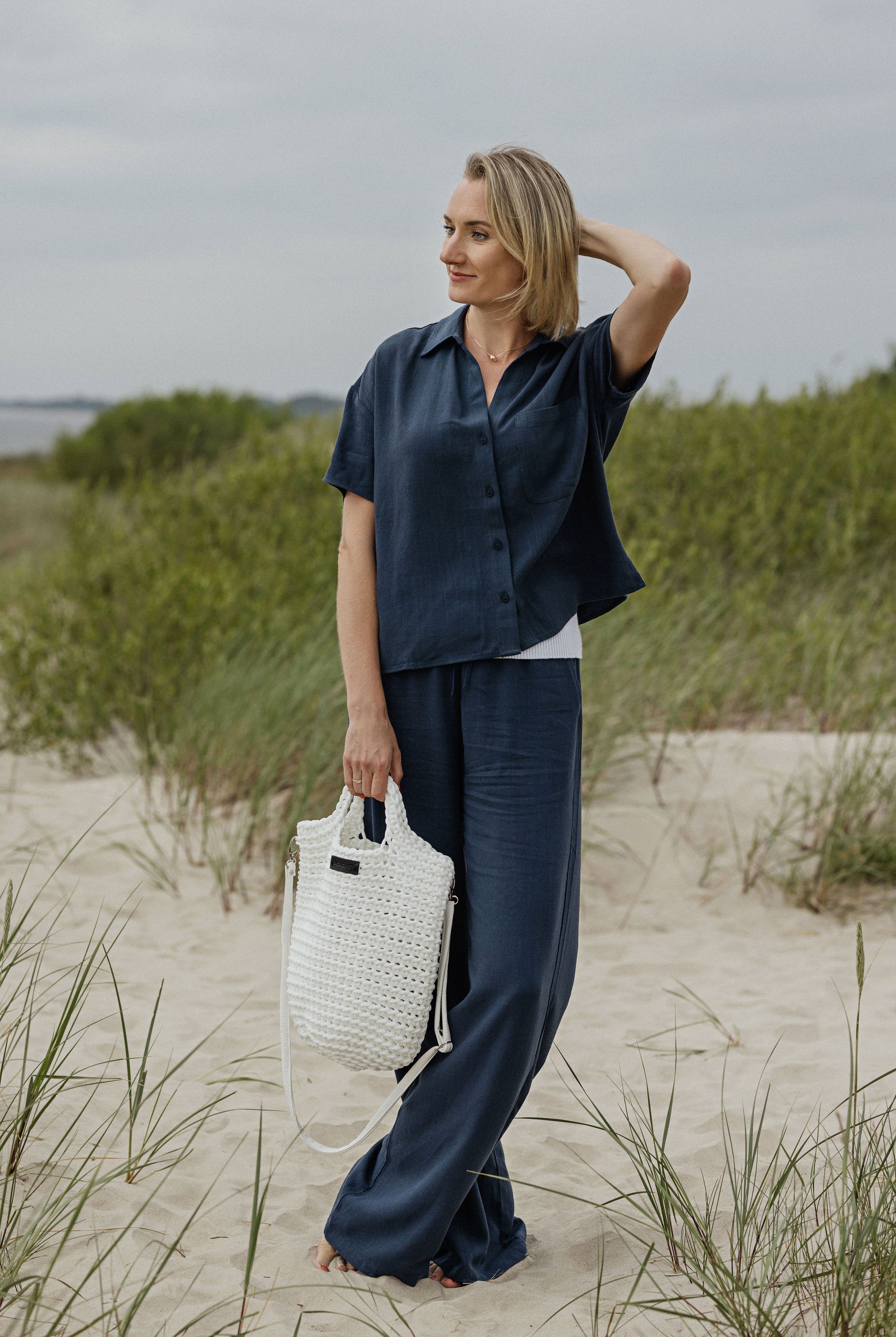 White tote bag
