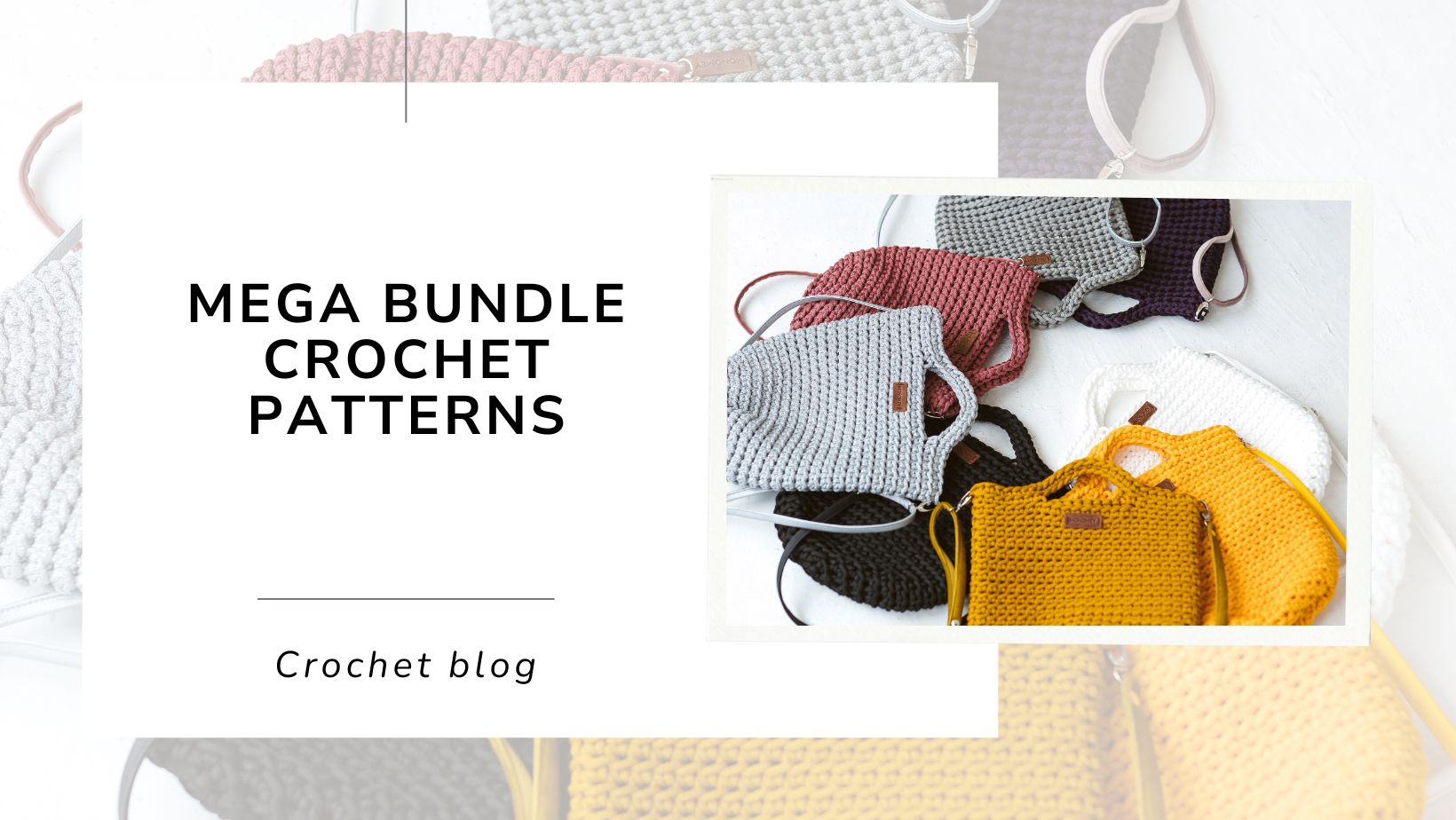Crochet pattern bundle