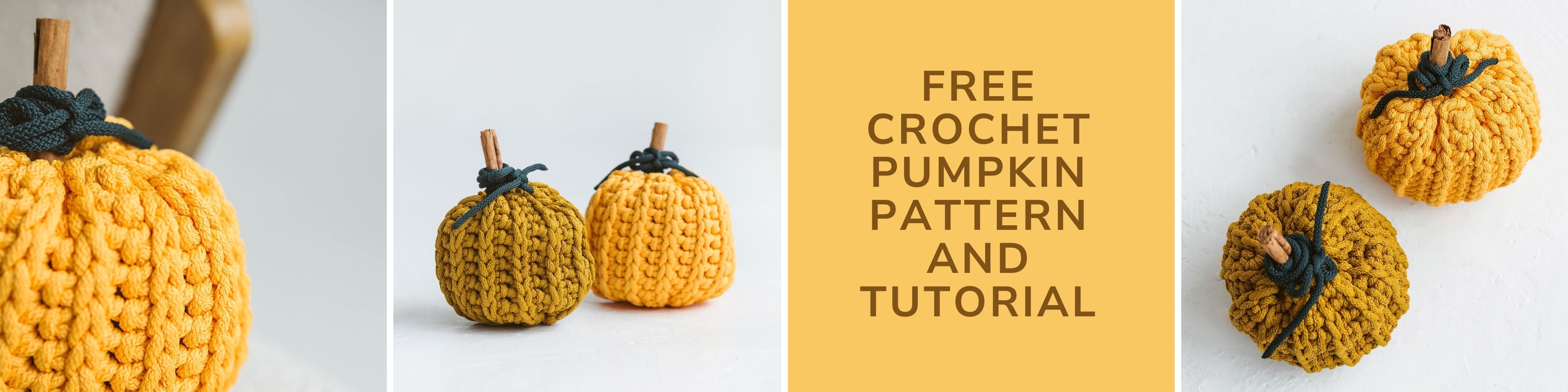 Free crochet pumpkin pattern for beginners
