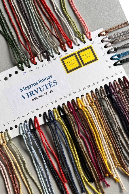 2mm linen cord yarn Bright colors