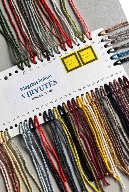 2mm linen cord yarn Bright colors