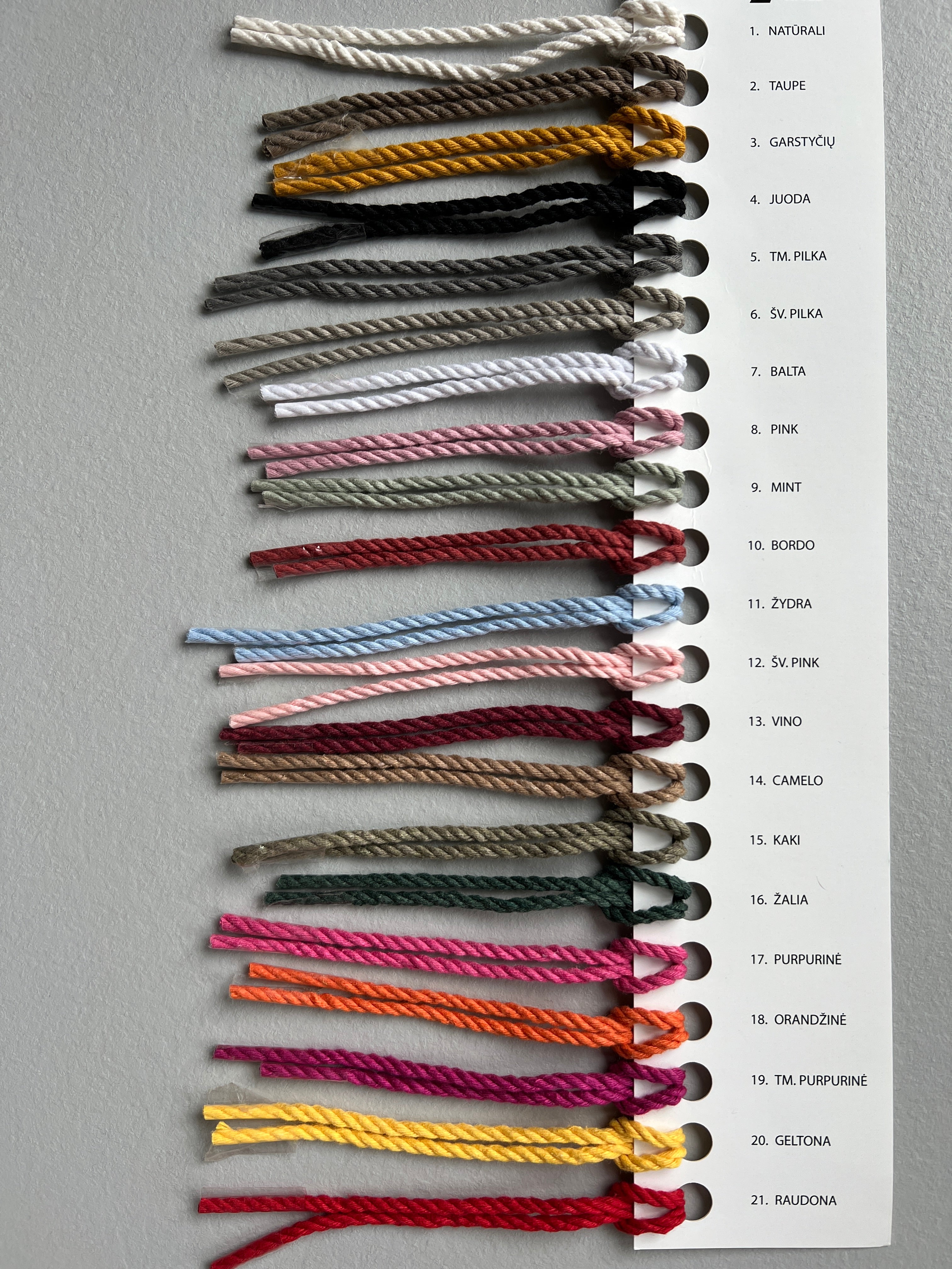 Macrame cord