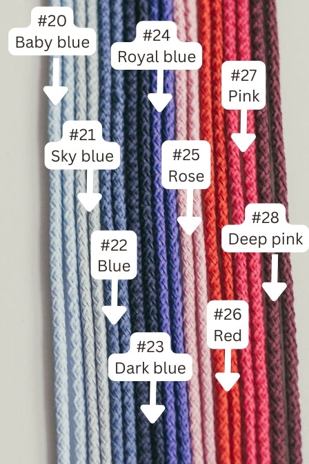 3mm macrame cord Polyester